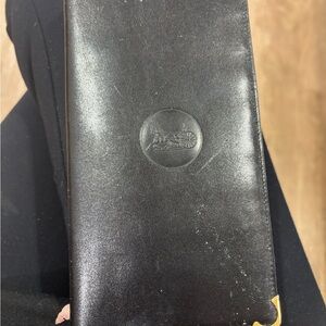 Celine Black Leather Wallet